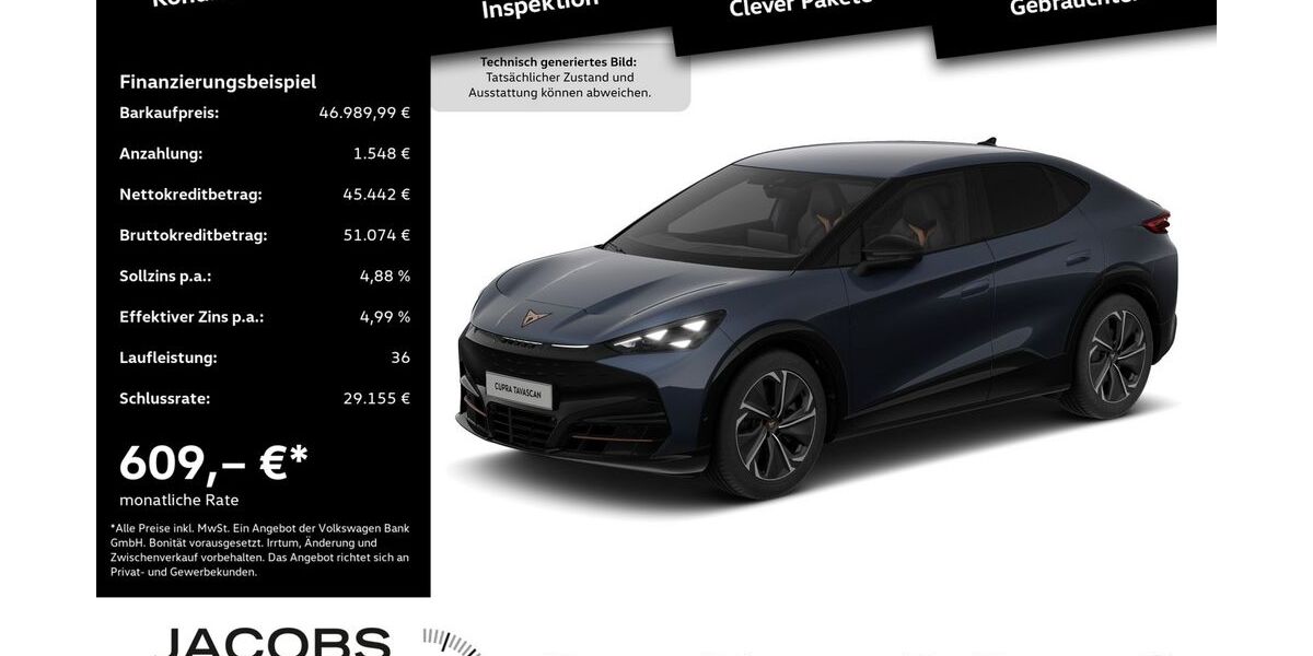 Cupra Tavascan 3.333 km 46.990 &euro; Düren 52351