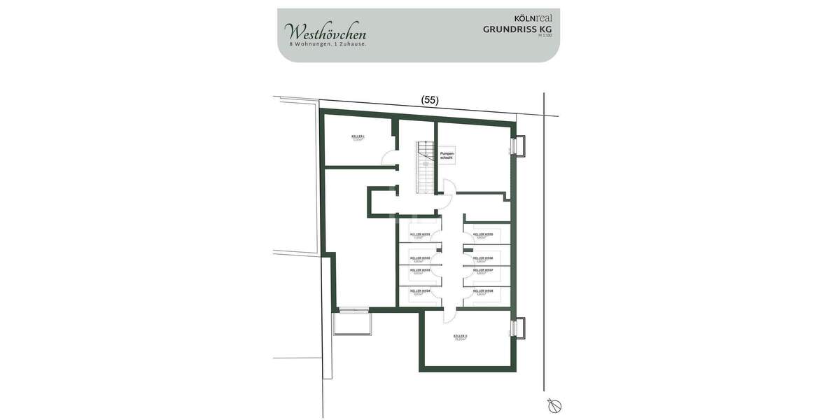 Etagenwohnung Köln Westhoven - 4 Zimmer, 102 m&sup2;, 718.900&euro; | Angebot:25801195