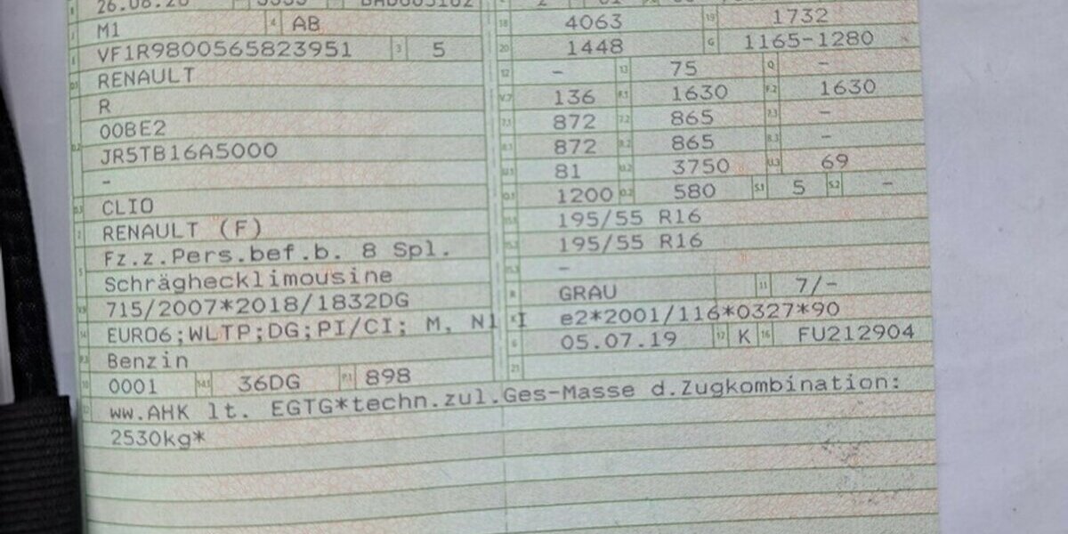 Renault Clio Navi Klimatr.Temp.Alu 1.Hd TÜV neu GARANTIE 45.000 km 12.500 &euro; Erftstadt 50374