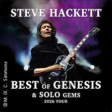 Steve Hackett - Best of Genesis & Solo Gems 2026 Tour 24.05.2026 Kölner Philharmonie