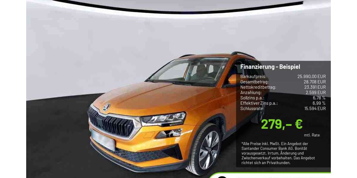 Skoda Karoq 33.653 km 25.990 &euro; Pulheim 50259