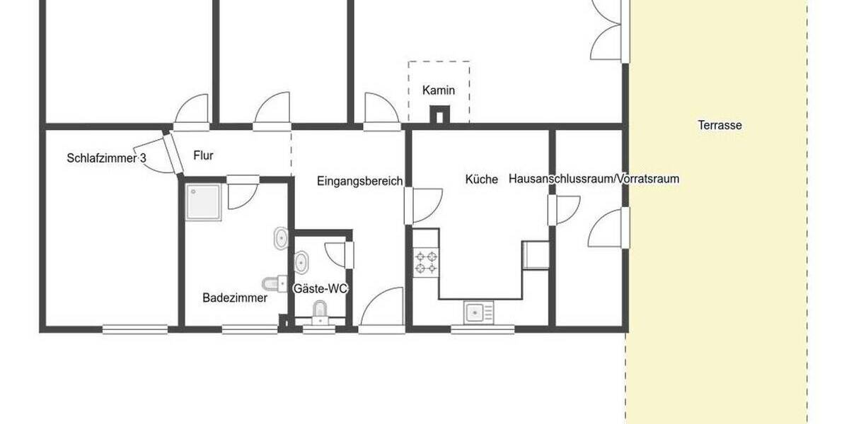 Bungalow Zülpich Juntersdorf - 4 Zimmer, 116 m&sup2;, 319.000&euro; | Angebot:26741701