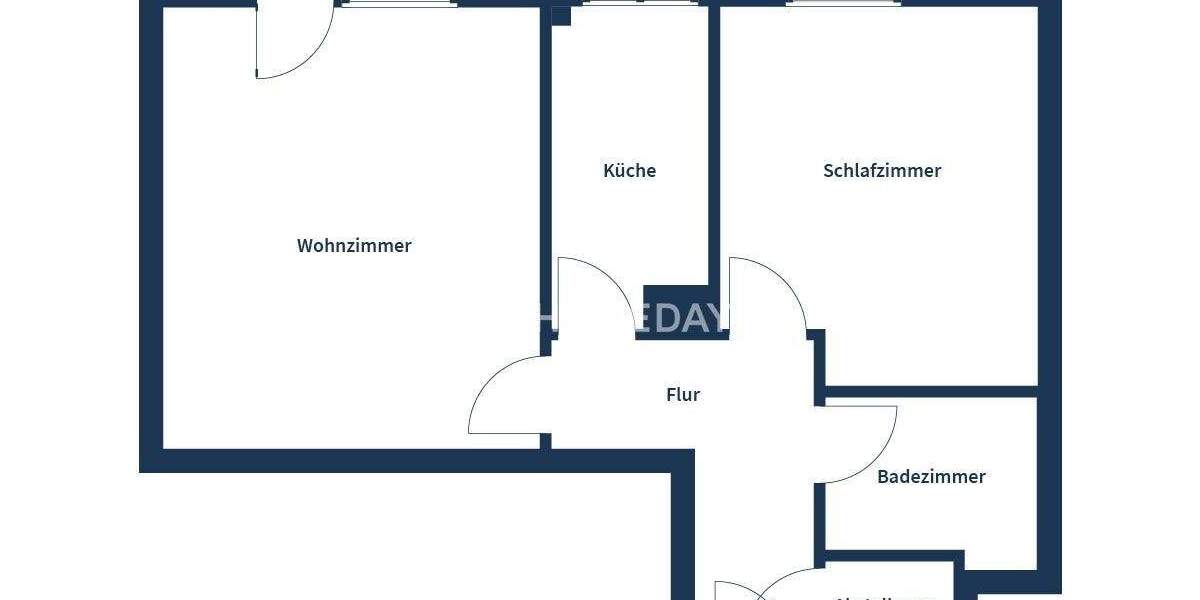 Etagenwohnung Kerpen - 2 Zimmer, 44 m&sup2;, 129.000&euro; | Angebot:25708471