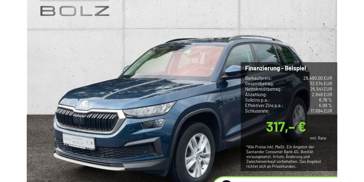Skoda Kodiaq 62.222 km 27.390 &euro; Pulheim-Brauweiler 50259