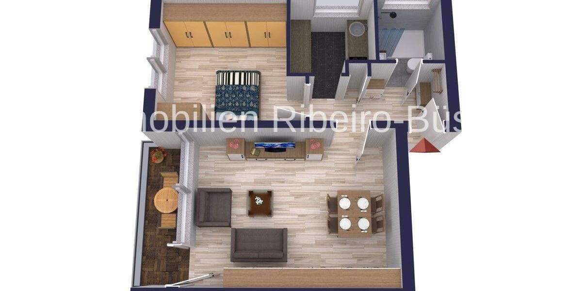 Etagenwohnung Köln Weiß - 2 Zimmer, 47 m&sup2;, 239.000&euro; | Angebot:25744704