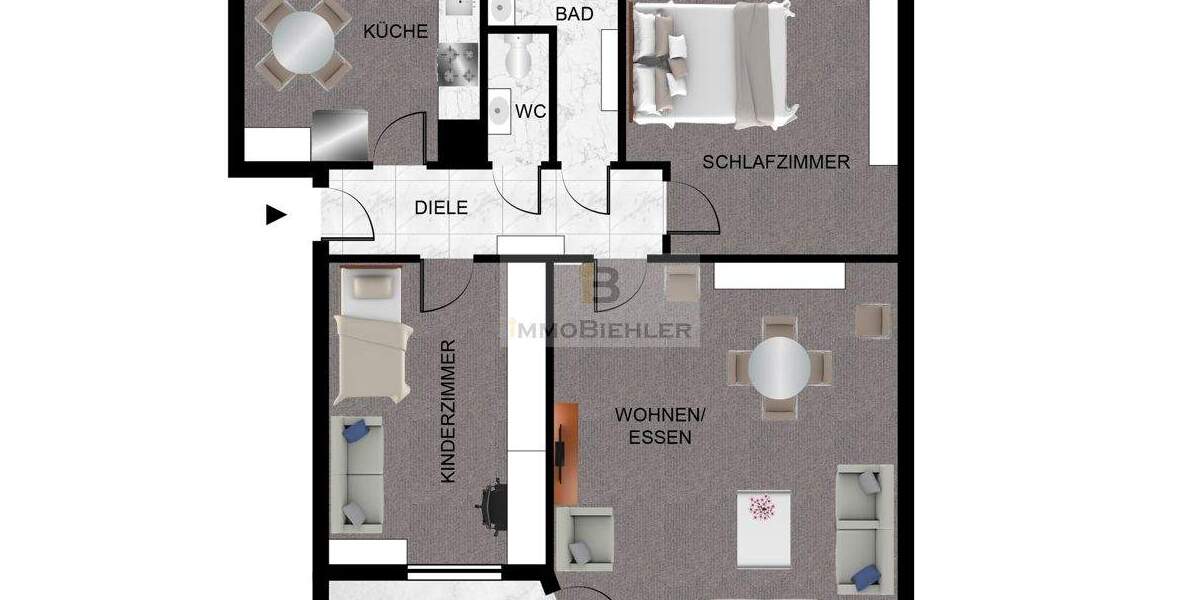 Etagenwohnung Köln Lindenthal - 3 Zimmer, 81 m&sup2;, 669.000&euro; | Angebot:25670312