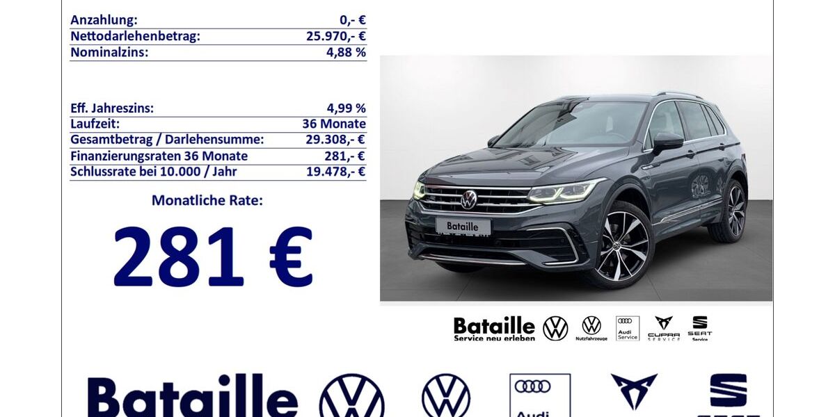 VW Tiguan 142.564 km 25.970 &euro; Jülich 52428