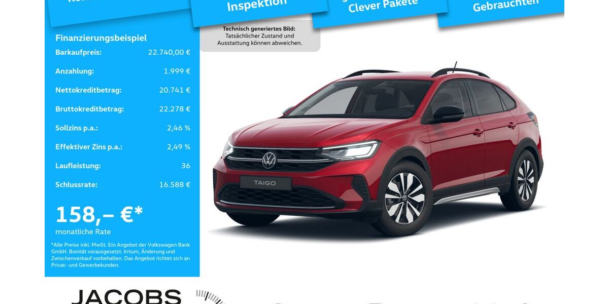 VW Taigo 2.967 km 22.640 &euro; Bergheim 50126