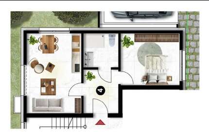 Wohnung Köln Nippes - 2 Zimmer, 46 m&sup2;, 289.000&euro; | Angebot:23844149