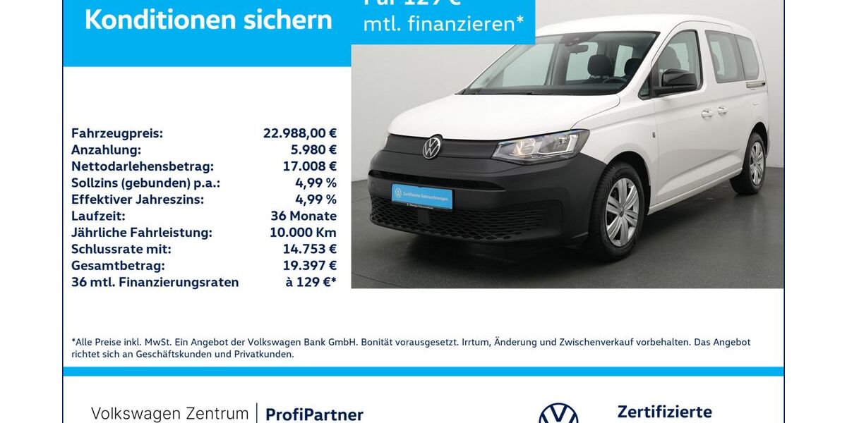 VW Caddy 27.241 km 21.980 &euro; Leverkusen 51379