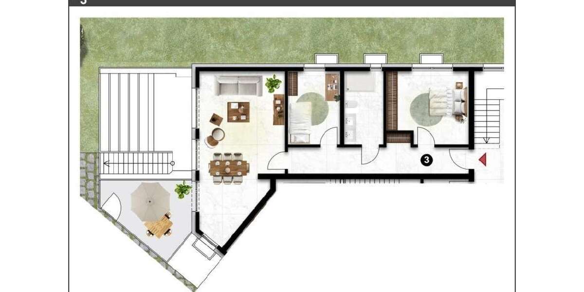 Etagenwohnung Köln Nippes - 3 Zimmer, 81 m&sup2;, 498.000&euro; | Angebot:23844148