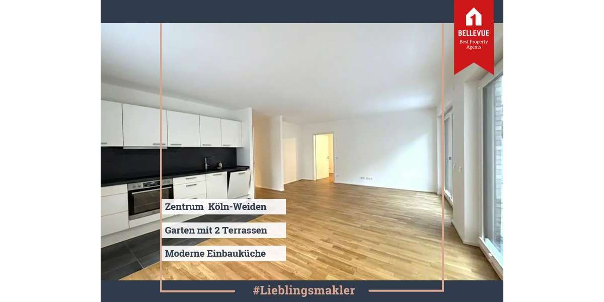 Etagenwohnung Köln Lindenthal - 3 Zimmer, 100 m&sup2;, 1.953&euro; | Angebot:25172586