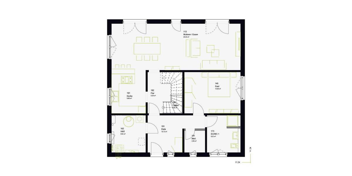 Einfamilienhaus Bergheim Paffendorf - 8 Zimmer, 201 m&sup2;, 480.996&euro; | Angebot:26826274