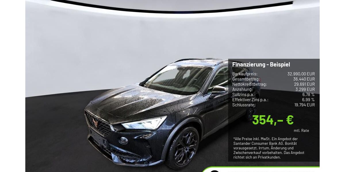 Cupra Formentor 34.626 km 32.990 &euro; Pulheim-Brauweiler 50259