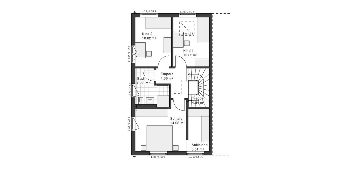 Doppelhaushälfte Erftstadt - 3 Zimmer, 115 m&sup2;, 1.559&euro; | Angebot:23870842